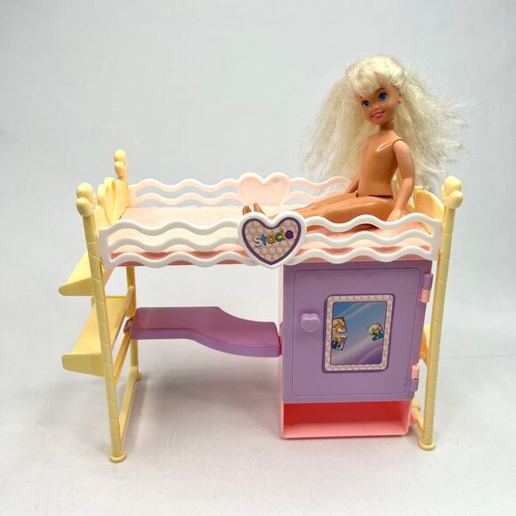 Vintage 90s Stacie Doll & Bed Set - Picture 1 of 12